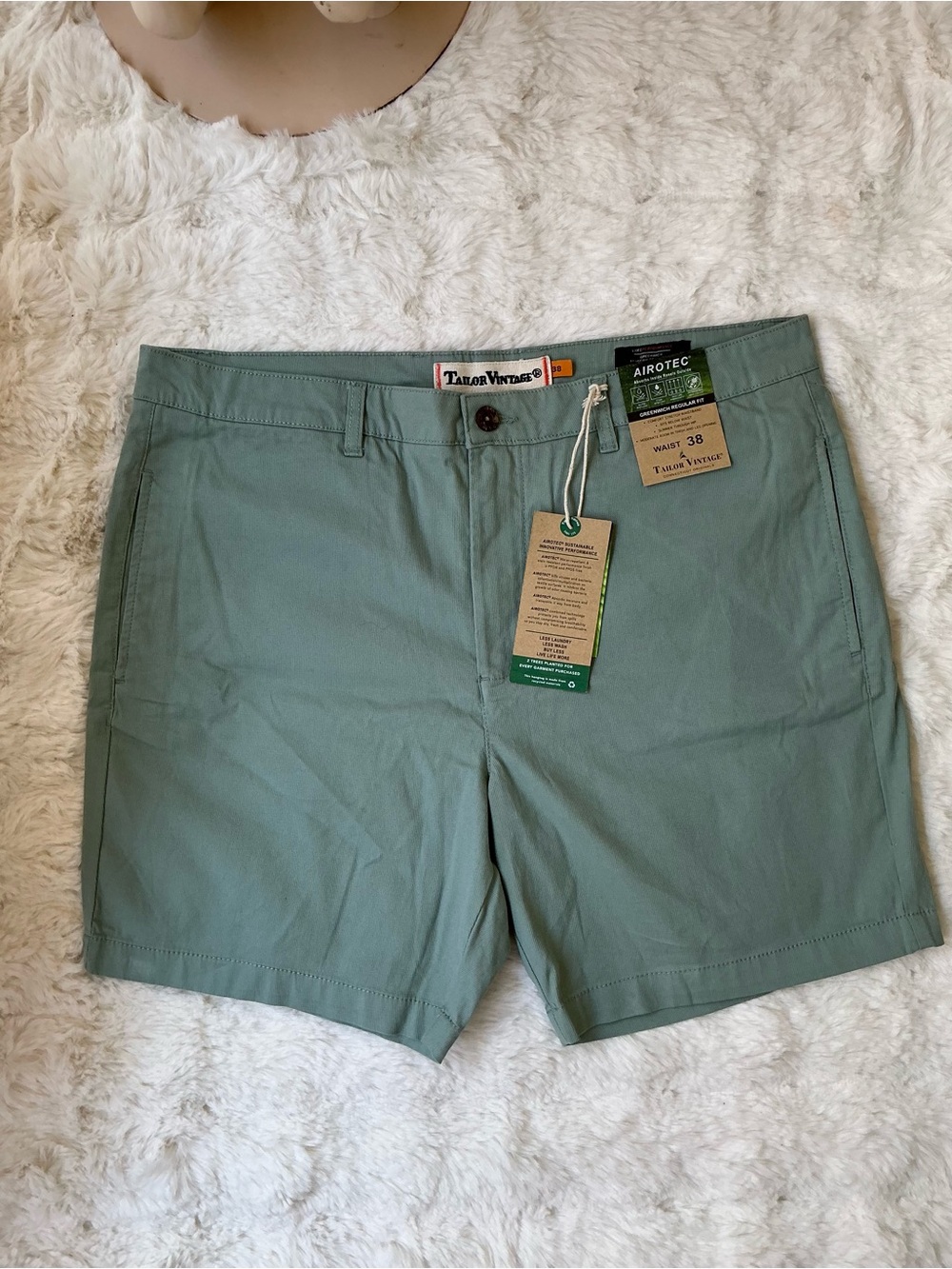 Tailor Vintage Sage Green Women's Bermuda Shorts